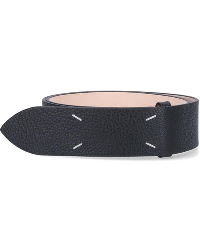 Maison Margiela 'four Stitches' Belt - Black