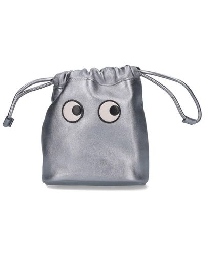 Anya Hindmarch Clutch Coulisse - Metallizzato