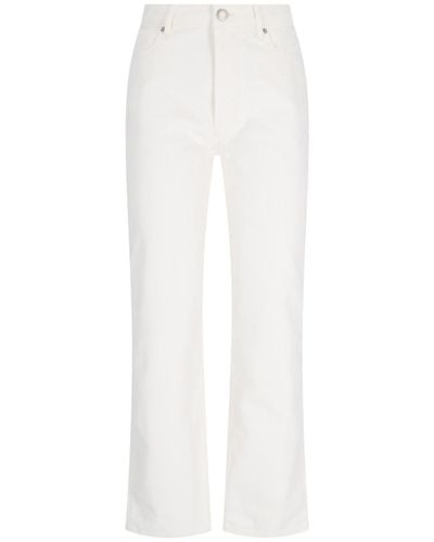 Ami Paris 'straight Fit' Trousers - White