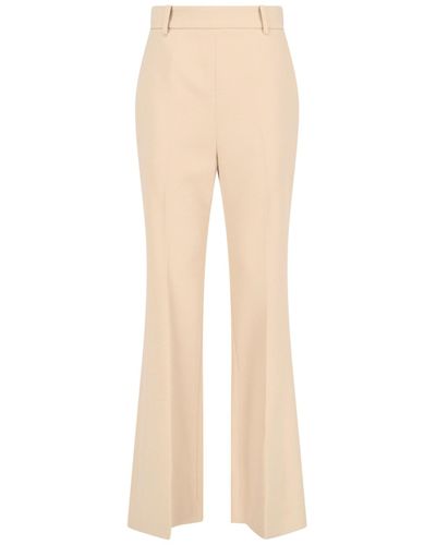 Ermanno Scervino Bootcut Trousers - Natural