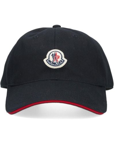 Moncler Logo Baseball Cap - Blue