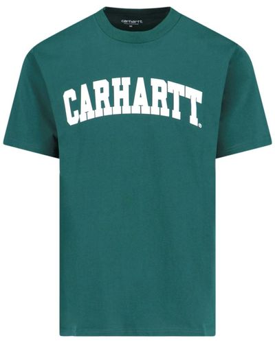 Carhartt 's/s University' T-shirt - Green