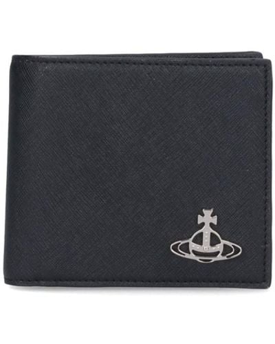 Vivienne Westwood Bi-fold Logo Wallet - Black