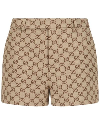 Gucci 'Gg' Shorts - Natural