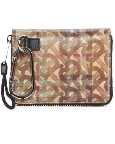 Burberry 3d Cube Wallet - Natural