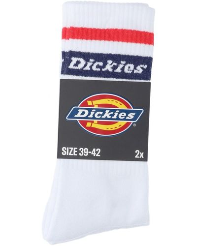 Dickies Logo Socks - White