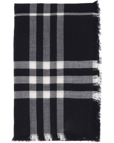 Burberry Wool Scarf - Black