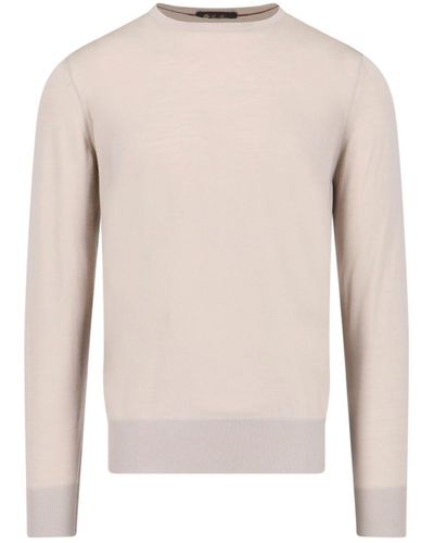 Loro Piana Crew-neck Sweater - White