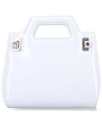 Ferragamo Borsa Mini "Wanda" - Bianco