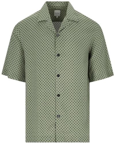 Paul Smith Camicia A Pois - Verde