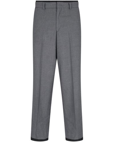 DUNST Straight Trousers - Grey