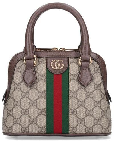 Gucci Mini Handbag "ophidia Gg" - Natural
