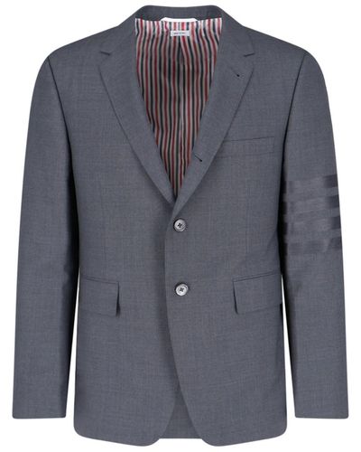 Thom Browne Blazer "4-Bar" - Blu