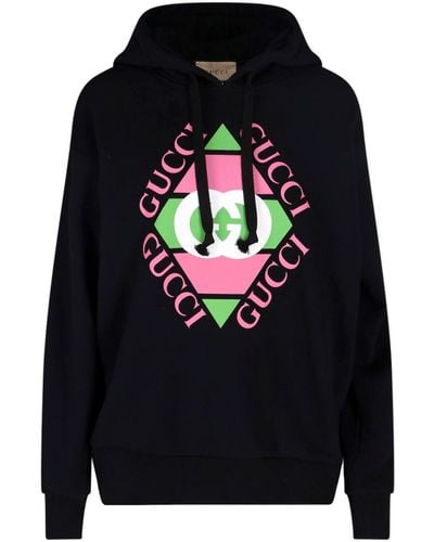 Gucci Vintage Logo Hoodie - Black