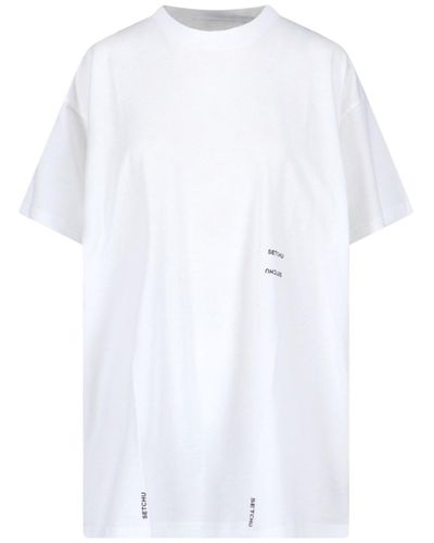Setchu Logo T-shirt - White