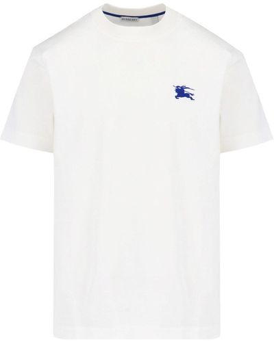 Burberry "ekd" Logo T-shirt - White