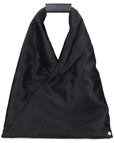 MM6 by Maison Martin Margiela Small Tote Bag "japanese" - Black