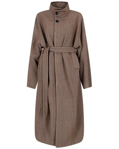 Lemaire 'bathrobe' Coat - Brown