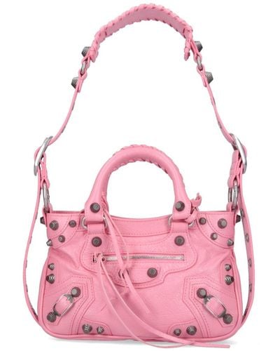 Balenciaga Small Shoulder Bag "neo Cagole" - Pink