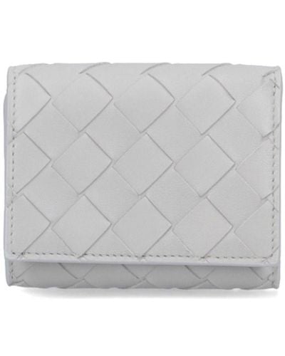 Bottega Veneta Tri-fold Wallet - White
