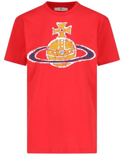 Vivienne Westwood Logo T-shirt - Red