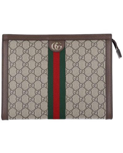 Gucci 'ophidia' Pouch - Natural