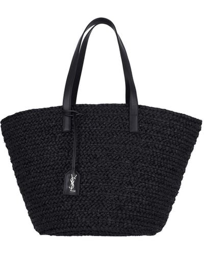 Saint Laurent "panier" Shoulder Bag - Black
