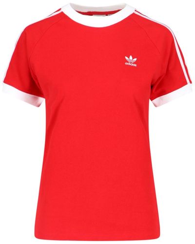 adidas T-Shirt Logo - Rosso