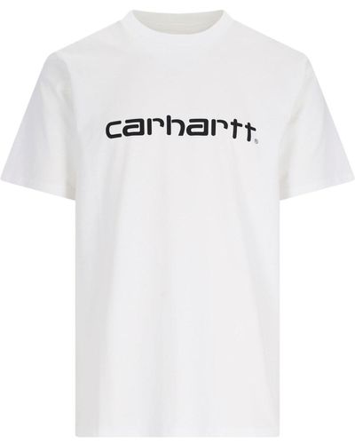 Carhartt T-Shirt "S/S Script" - Bianco