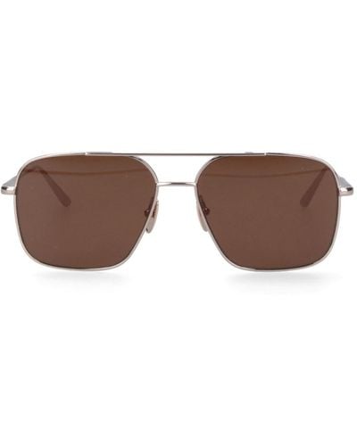 Chimi 'aviator' Sunglasses - Brown