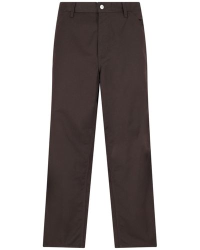 Carhartt 'simple' Wide Pants - Brown