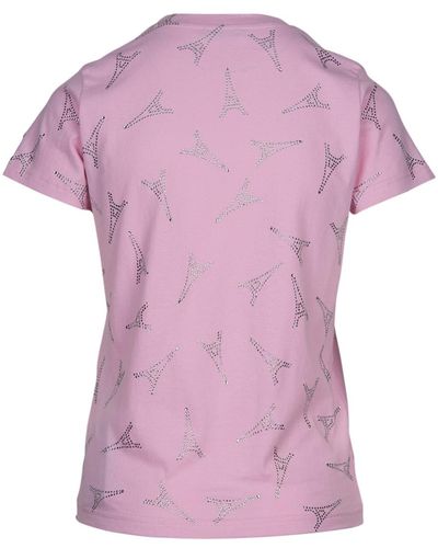 Balenciaga T-shirt torre Eiffel - Rosa
