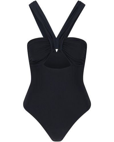 Nensi Dojaka Butterfly Design One-piece Swimsuit - Black