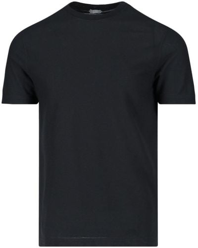 Zanone T-Shirt "Icecotton" - Nero