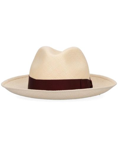 Borsalino Straw Hat - White