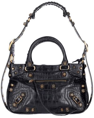 Balenciaga "neo Cagole" Shoulder Bag - Black