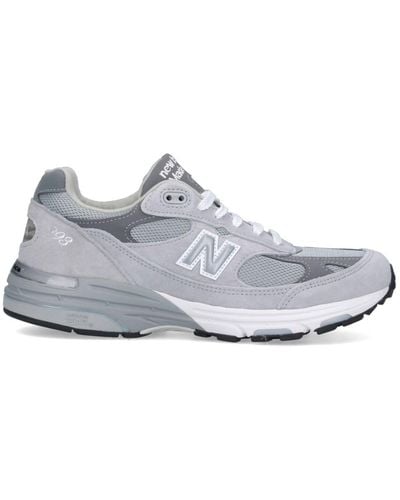New Balance '993 Core' Sneakers - Gray