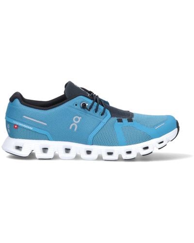 On Shoes ' Cloud 5' Sneakers - Blue