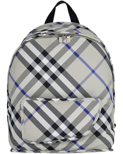 Burberry 'shield' Backpack - Grey