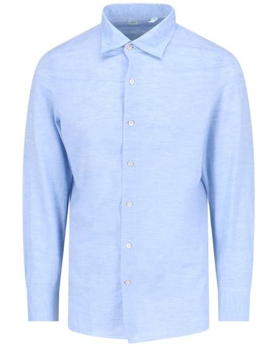 Finamore 1925 Basic Shirt - Blue