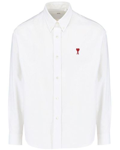 Ami Paris Logo Shirt - White