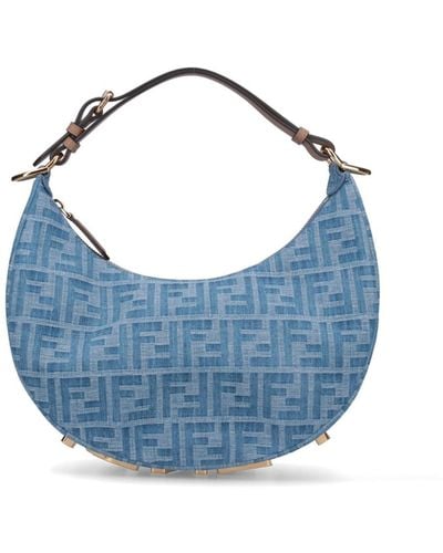 Fendi 'graphy' Small Handbag - Blue