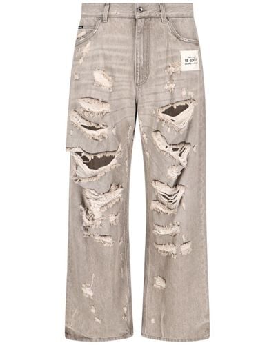 Dolce & Gabbana 's/s 1995 Re-edition' Jeans - Natural
