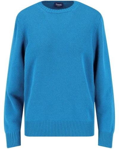 Drumohr Crewneck Sweater - Blue