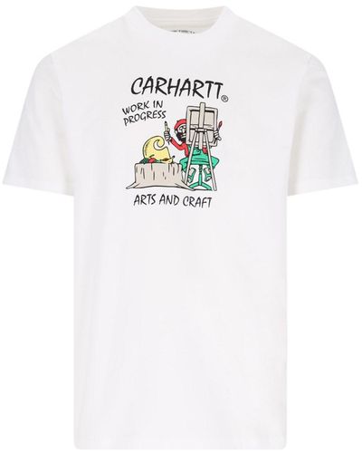 Carhartt 's/s Art Supply' T-shirt - White
