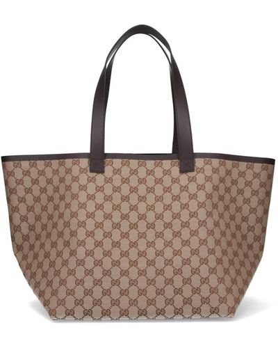 Gucci Medium Tote Bag "shopping" - Brown