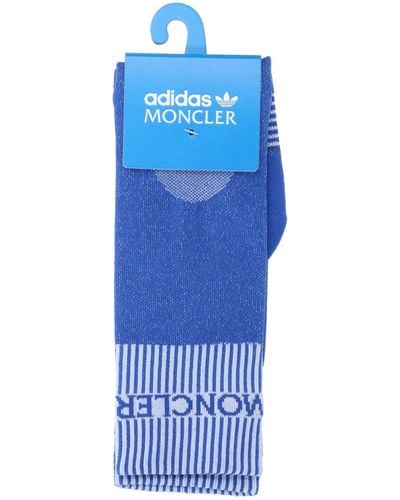 Moncler Genius X Adidas Logo Socks - Blue