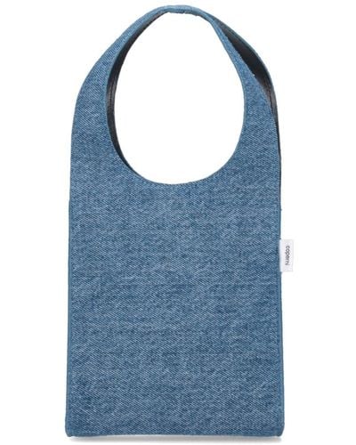 Coperni Micro Tote Bag "swipe" - Blue