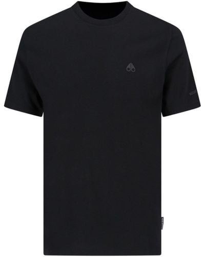 Moose Knuckles T-Shirts And Polos - Black