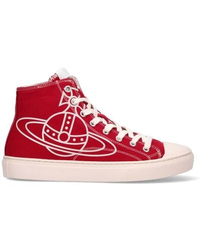 Vivienne Westwood Sneakers "Plimsoll High" - Rosso